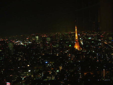 東京シティビューより東京タワーを望む/2006.12.23