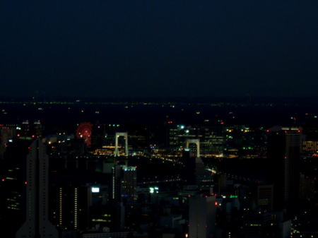 東京シティビューより眺めるレインボーブリッジ/2007.1.7