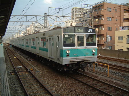 203系電車：代々木上原 行き/綾瀬駅/2007.5.27
