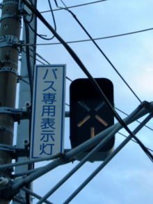 11系統用のバス専用信号/山谷～増徳院前/2007.6.15