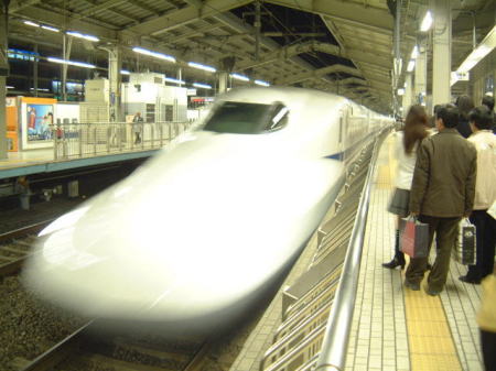 のぞみ40号 東京行き/京都駅/2007.12.2