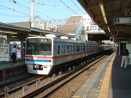 京成 3400形/快速 成田行き/高砂駅/2008.5.27