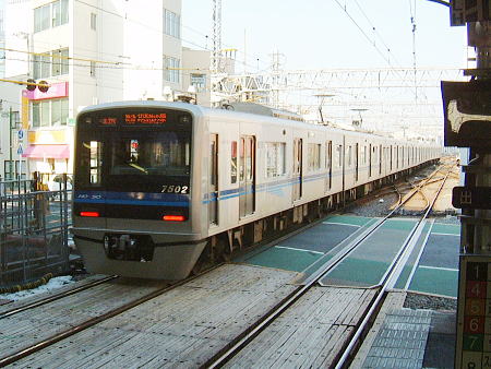 北総鉄道 7500形/普通 印西牧の原行き/京成高砂駅/2008.5.27
