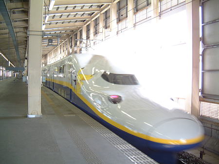 ポケモン新幹線(E4系)／MAXたにがわ418号 東京行き/越後湯沢駅(10)/2008.8.2