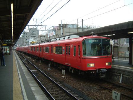 名鉄6800系 急行 豊川稲荷行き/東岡崎駅/2008.11.8