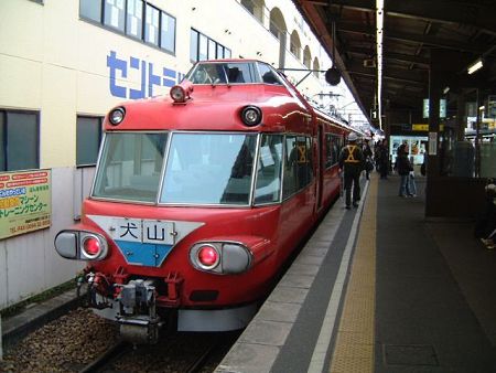 名鉄パノラマカー7000系 普通 犬山行き/東岡崎駅/2008.11.8