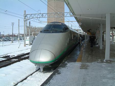 400系 つばさ177号 山形行き(1)/山形駅/2009.2.21