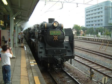 秩父鉄道・ＳＬパレオエクスプレス　熊谷行き(1)/寄居駅/2009.6.14