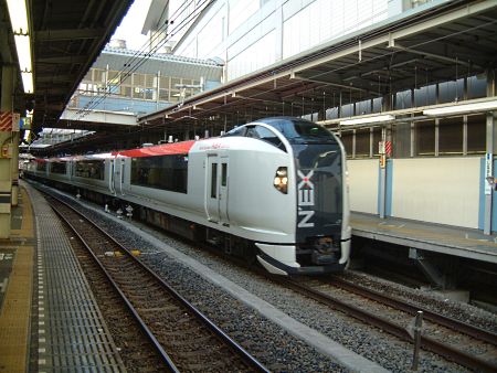 E259系 成田エクスプレス30号 新宿行き／品川駅／2009.10.10