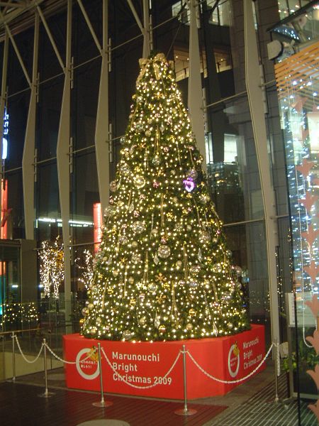 丸の内オアゾのクリスマスツリー 2009/2009.12.25