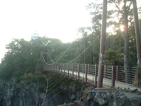 城ヶ崎海岸・門脇吊橋(1)/2009.12.30