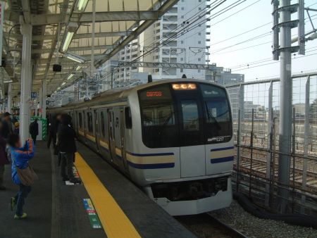 横須賀線 E217系/武蔵小杉駅/2010.3.13