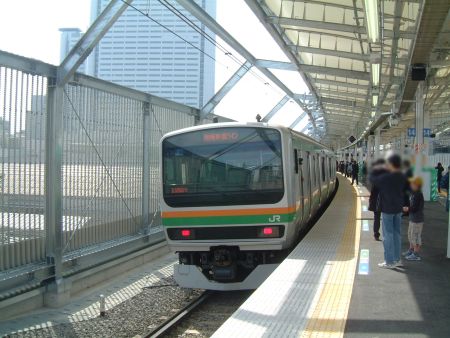 湘南新宿ライン E231系1000番台/武蔵小杉駅/2010.3.13