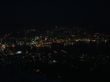 稲佐山からの夜景(2)/長崎港周辺/2010.6.5