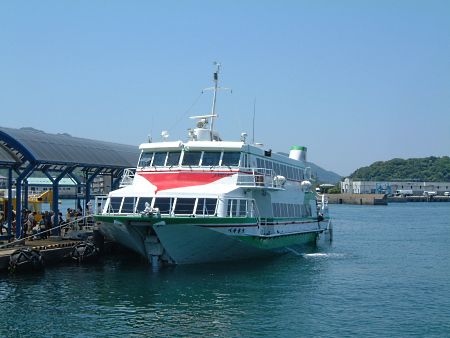 九州商船 ジェットフォイル ぺがさす(2)/長崎行き/福江港/2010.6.5