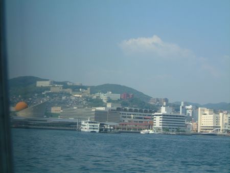 海から眺める長崎の街(3)/2010.6.5