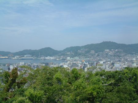 風頭山から眺める長崎港(2)/2010.6.6