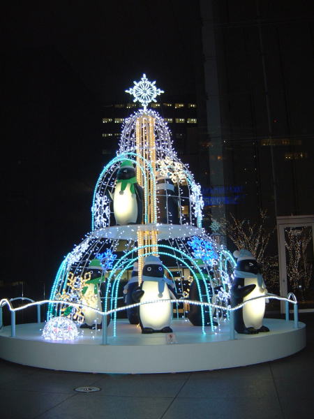Suicaペンギンのクリスマスイルミネーション 2010/2010.12.2