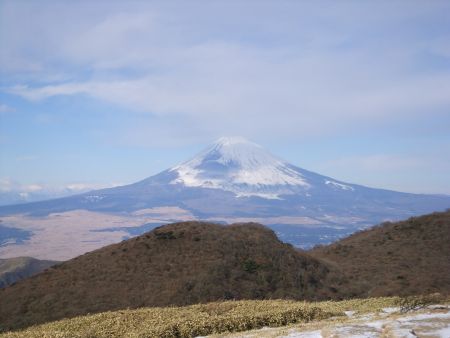 箱根・駒ヶ岳頂上から眺める富士山/2010.12.31