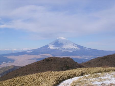 箱根駒ヶ岳山上からのパノラマ(2)／富士山/2010.12.31