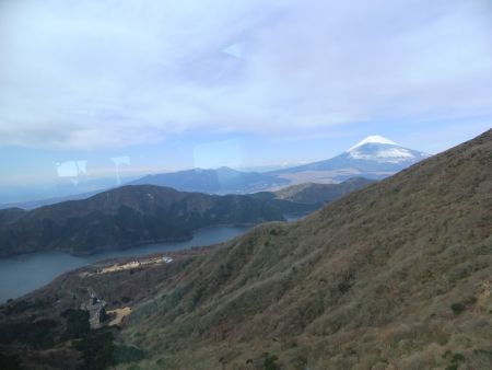 箱根駒ヶ岳ロープウェイから眺める富士山(1)/2010.12.31