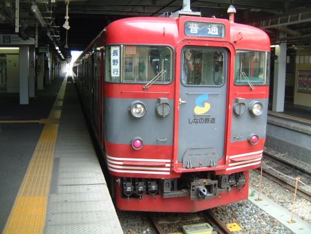 しなの鉄道 115系 普通 長野行き/長野駅/2011.7.18