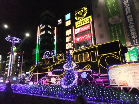 新橋クリスマスイルミネーション(2)/2011.12.16