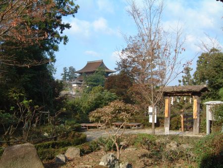 吉野・吉水神社(4)/蔵王堂を眺める/2011.11.17