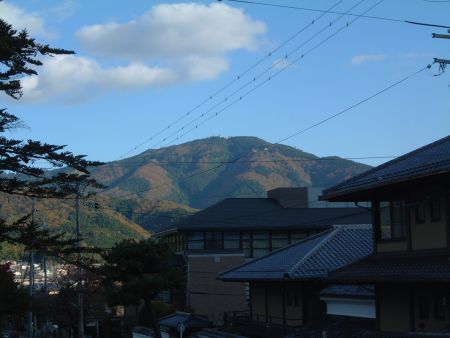 岩倉実相院から眺める比叡山/2011.11.26