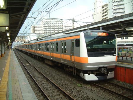 中央線 E233系 快速 東京行き(1)/2012.5.6