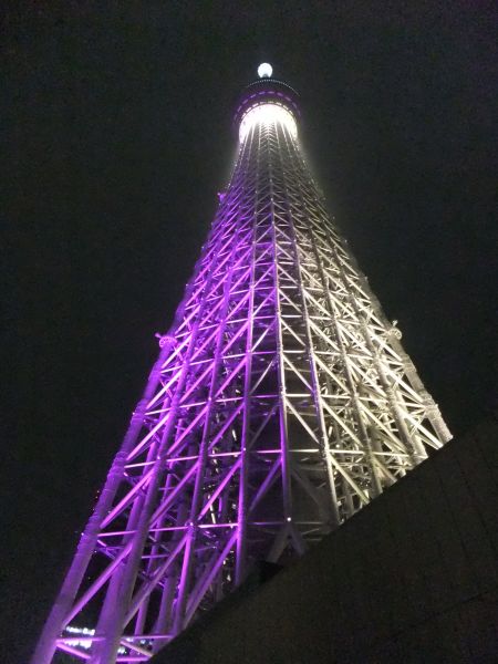 東京スカイツリーのライトアップ「雅」(2)/2012.7.13