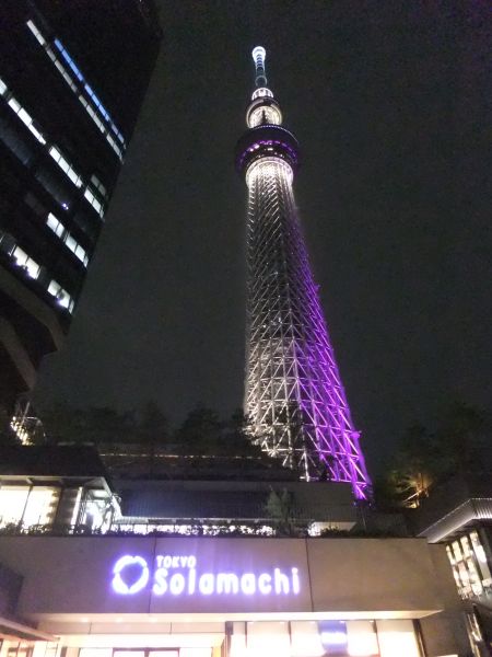 東京スカイツリーのライトアップ「雅」(4)/2012.7.13
