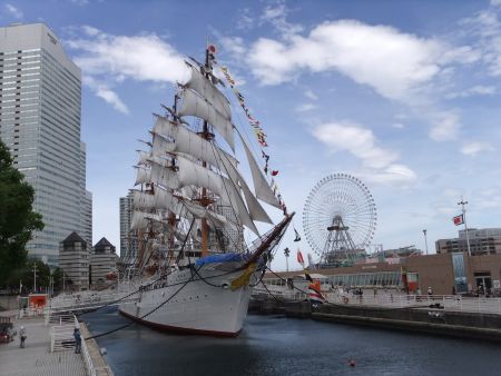 帆船日本丸 総帆展帆(5)/2012.7.16