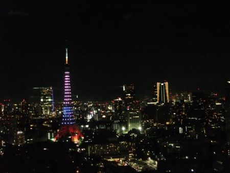 東京タワー「ダイヤモンドヴェール・ブルー＆ピンク」(3)／2012.9.8