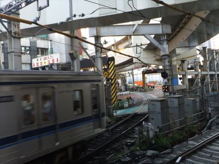 下り線高架化切り替え直前／京急蒲田駅(6)/2012.10.20