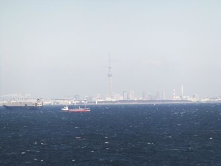 海ほたるから眺める東京スカイツリー(1)/2012.1.7