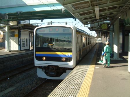 成田線 209系(1)／銚子駅/2012.1.8