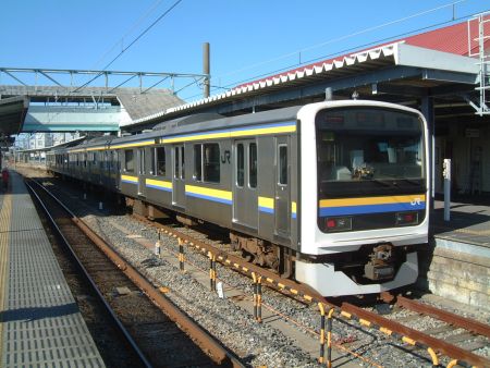 成田線 209系(2)／銚子駅/2012.1.8