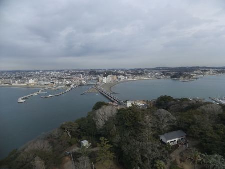 江の島シーキャンドルからの眺め(1)/2013.1.5
