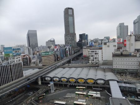 渋谷ヒカリエから望む東急東横線 渋谷駅(2)/2013.3.3