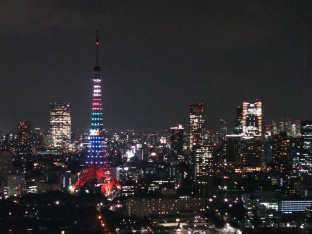 東京タワー「2020年オリンピック・パラリンピック招致 スペシャルダイヤモンドヴェール＆2020」(2)／2013.3.4