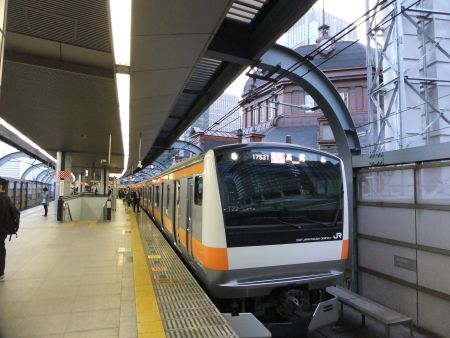 中央線 E233系 通勤快速 高尾行き/2013.3.19