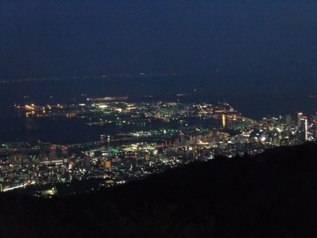 摩耶山掬星台からの眺め・神戸方面(2)/2013.4.28