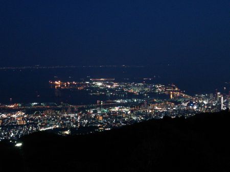 摩耶山掬星台の夜景(5)/2013.4.28