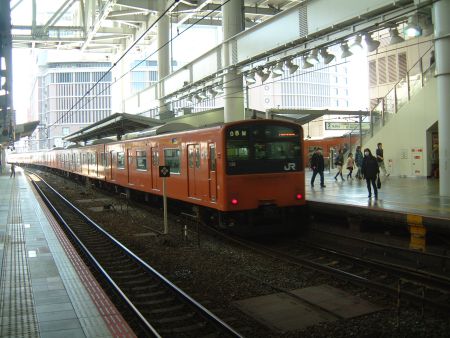 大阪環状線 201系 環状外回り/大阪駅/2013.4.28