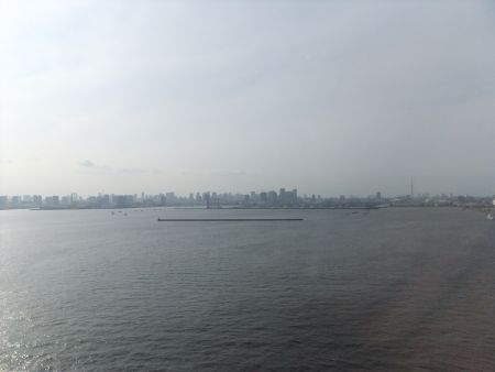 東京ゲートブリッジから、東京港を眺める(1)／2013.6.30