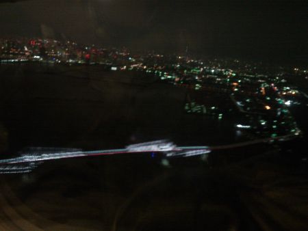 空から眺める夜の東京ゲートブリッジ/2014.11.30