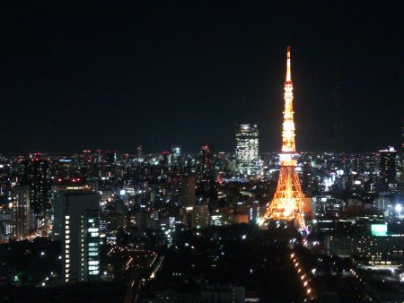 シーサイド・トップから望む東京タワー(1)／2015.1.9