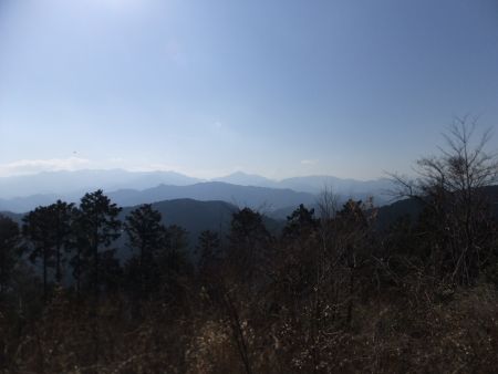 高尾山頂からの眺め/大山/2015.2.11