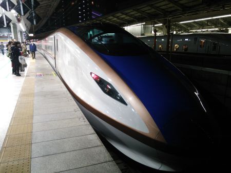 北陸新幹線 E7系 はくたか576号 東京行き/東京駅/2015.3.15